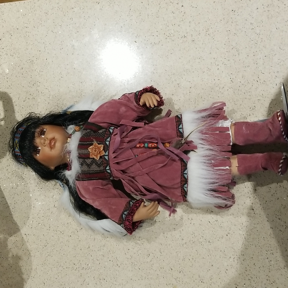 Goldenvale Indian porcelain doll like new no box